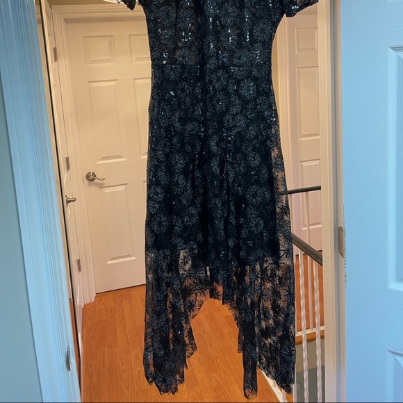 Maje Sparkly black and silver dress size 36 (US 2) - Picture 2 of 4